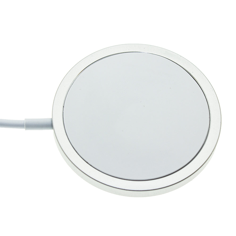 Бездротова зарядка Hoco CW30 Pro Original series magnetic wireless fast charger Silver