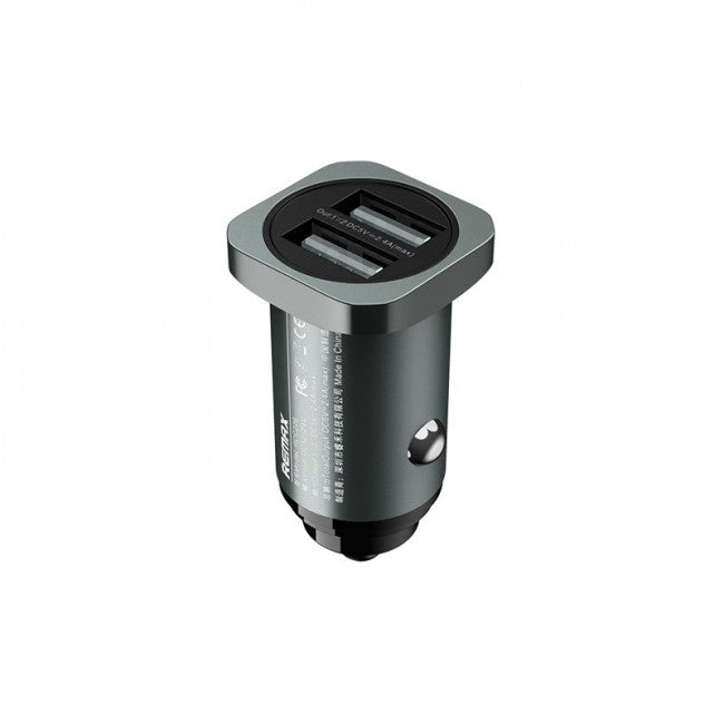 Автомобільний зарядний пристрій Remax RCC226 Sate (2USB, 2.4А) Black