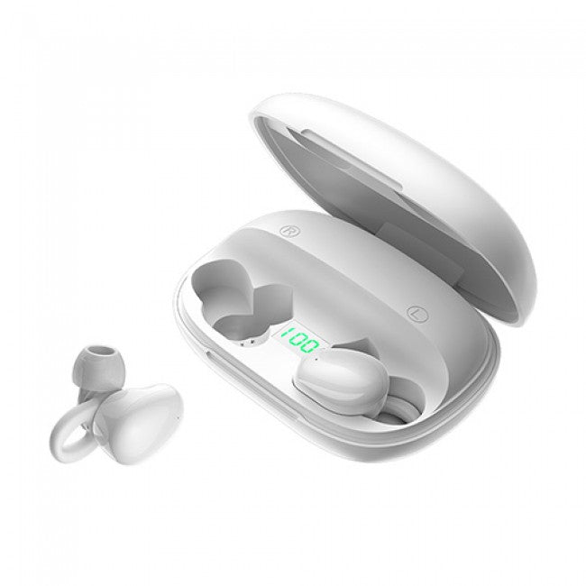 Бездротові Bluetooth навушники Joyroom JR-TL2 large capacity digital display TWS White