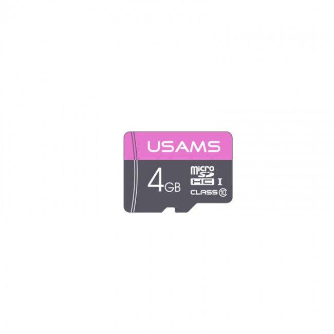 Карта пам'яті Micro SDHC Card Usams US-ZB100 TF High Speed Card 4Gb Class 10