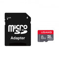 Карта пам'яті Micro SDHC Card з адаптером Usams US-ZB116 High Speed TF Card 8Gb