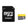 Карта пам'яті Micro SDHC Card з адаптером Usams US-ZB119 High Speed TF Card 64Gb