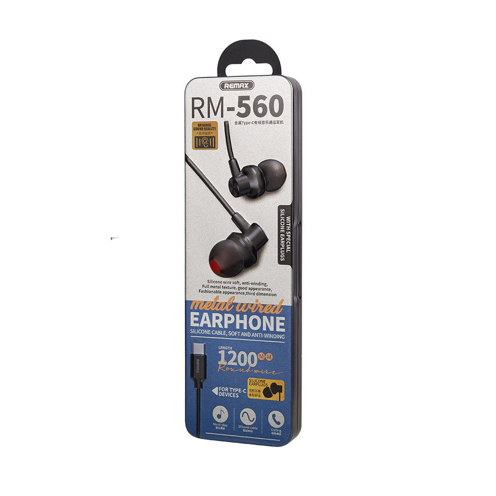 Навушники з мікрофоном Remax RM-560 Type-C Black
