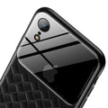 Чохол Baseus Glass and Weaving Case для Apple iPhone XR Чорний