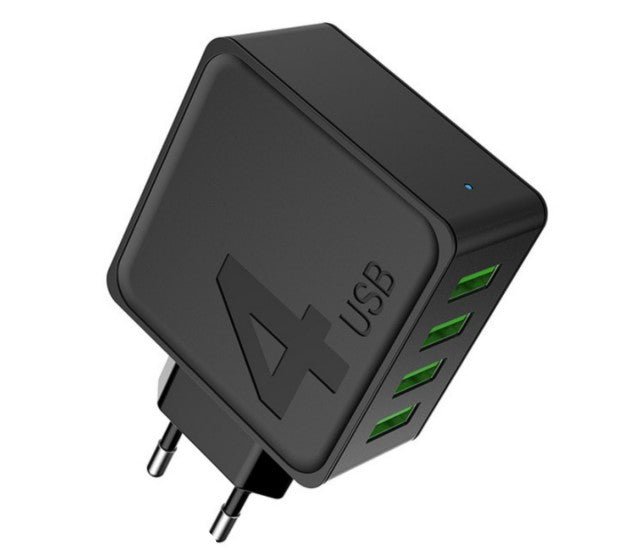 Мережевий зарядний пристрій Awei C-842 (4USB, 4A) Чорний