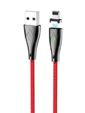 Кабель Hoco U75 Blaze magnetic Lightning 1.2m Червоний