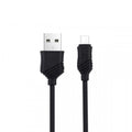 Кабель USB Micro Hoco X6 Khaki 1m Чорний