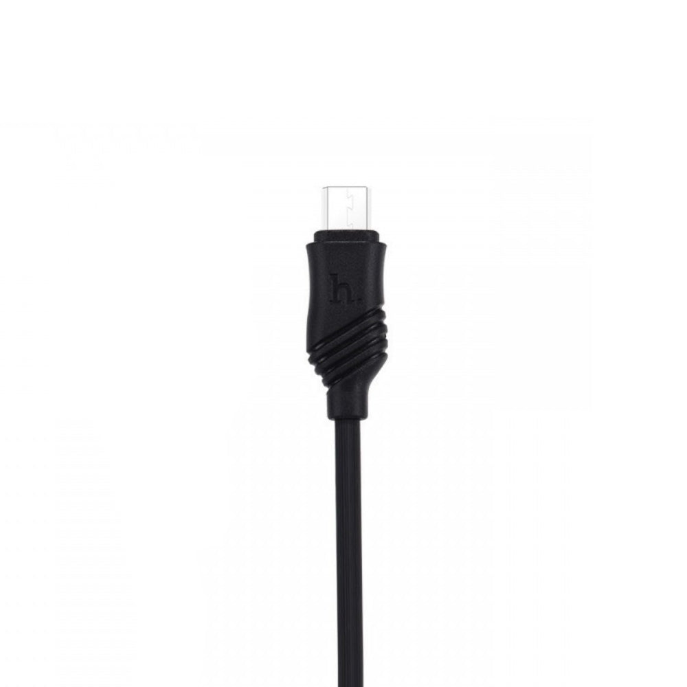 Кабель USB Micro Hoco X6 Khaki 1m Чорний