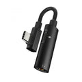 Перехідник Hoco LS19 (Type-C to 3,5 mm 2in1) Black