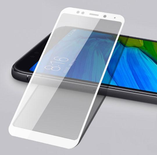 Без бренда Захисне скло Full Cover для XIAOMI Redmi 5 Біле