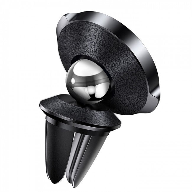 Автодержатель Baseus Small Ears Series Air Outlet Magnetic Bracket (Genuine Leather Type) Black