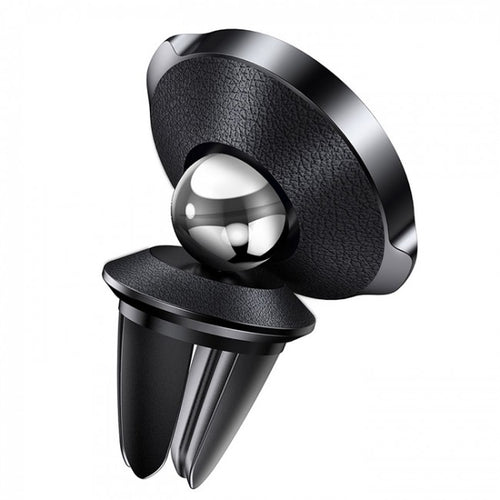Автодержатель Baseus Small Ears Series Air Outlet Magnetic Bracket (Genuine Leather Type) Black