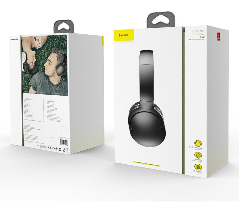 Bluetooth навушники Baseus Encok D02 Black