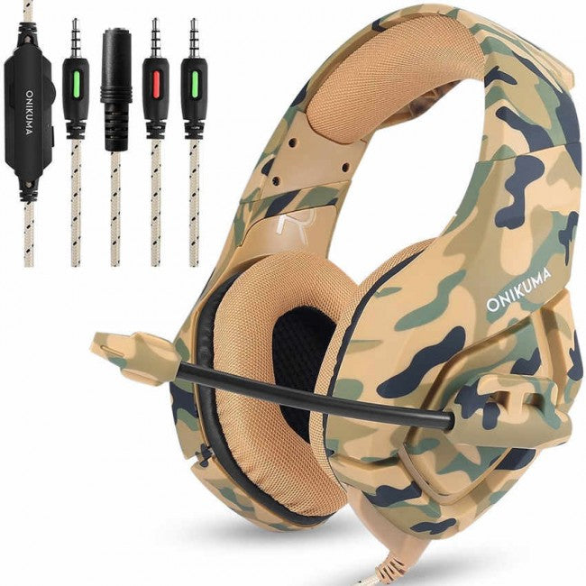 Навушники ігрові Onikuma K1 Pro з мікрофоном Camouflage Yellow
