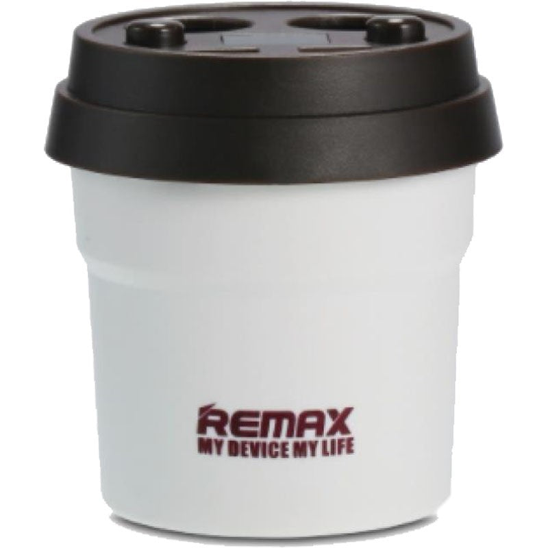 Автомобільний зарядний пристрій REMAX Coffee Cup Car Charger CR-2XP 2USB White