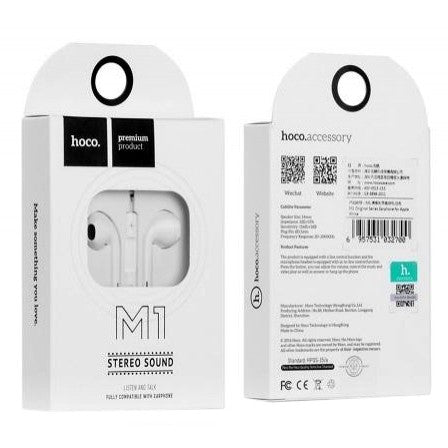Навушники Hoco M1 Apple Black