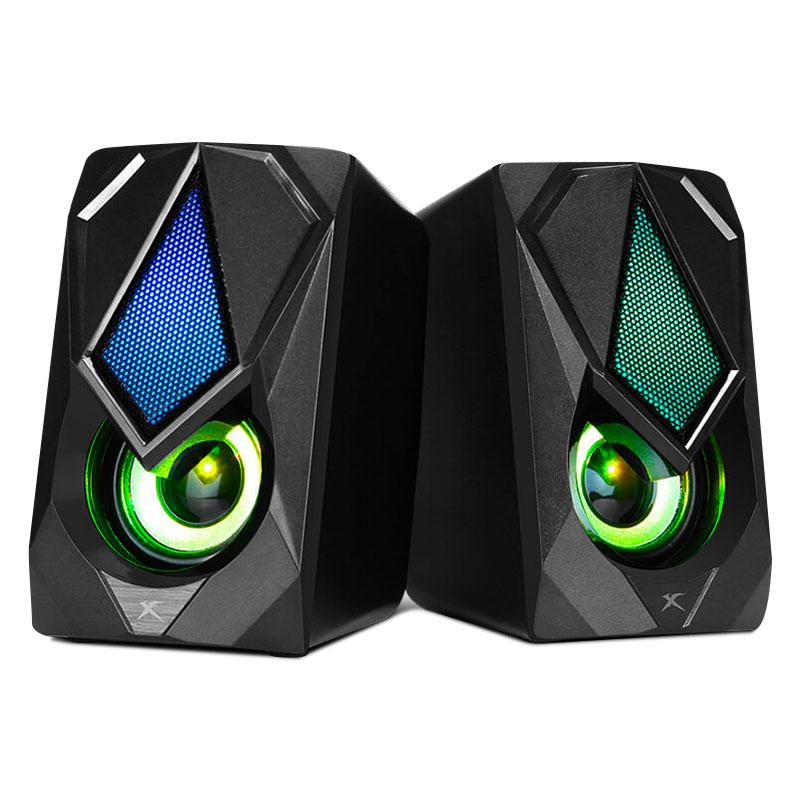 Колонки для комп'ютера XTRIKE SK-402 Wired Speaker з RGB підсвічуванням
