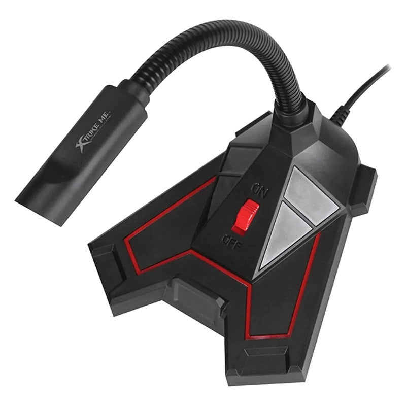 Ігровий проводний мікрофон XTRIKE XMC-01 (3,5mm Jack) black
