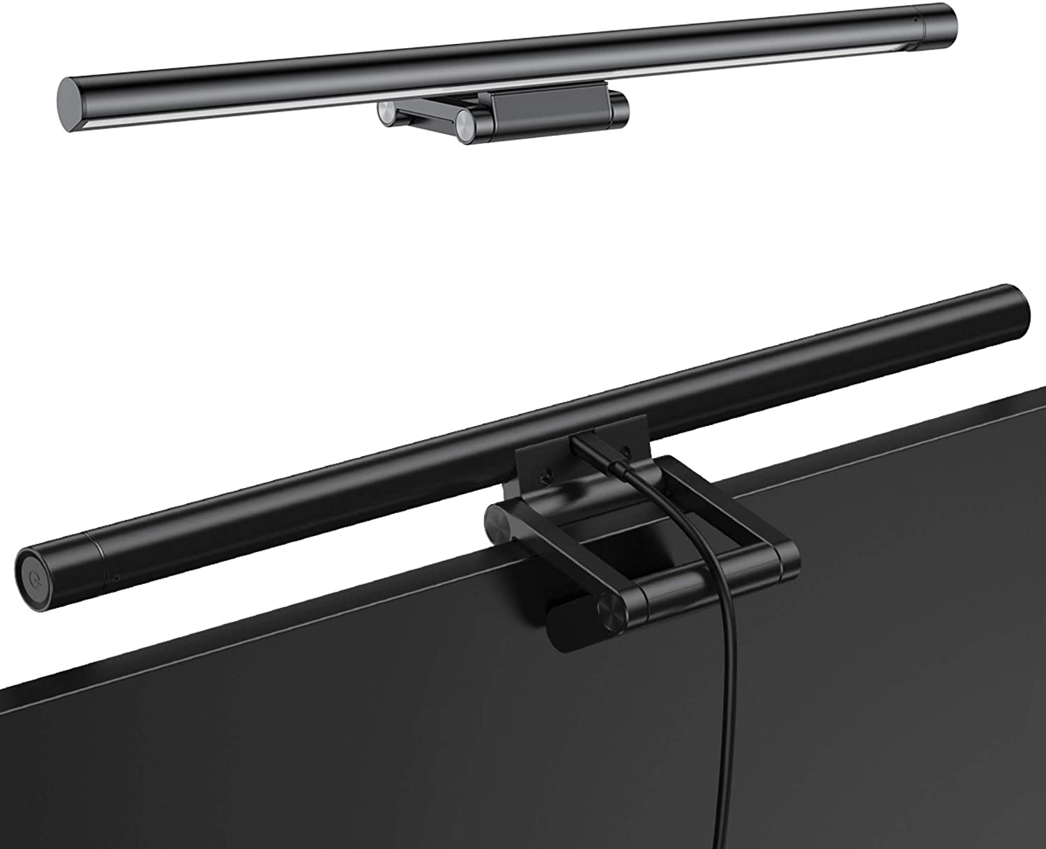 Комп'ютерна LED лампа на монітор скрінбар Baseus i-wok Series USB Asymmetric Light Source Screen Hanging Light (fighting) Pro 46см Black