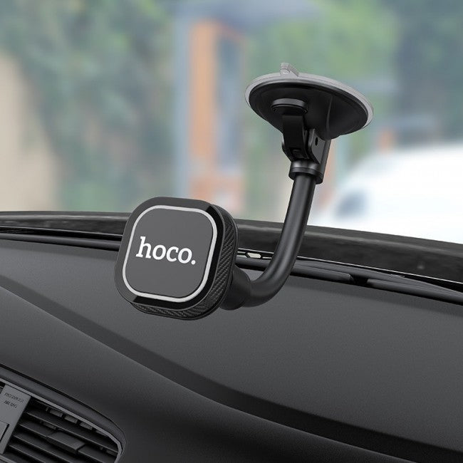 Магнитный держатель для смартфона в авто Hoco CA55 Astute series windshield Black
