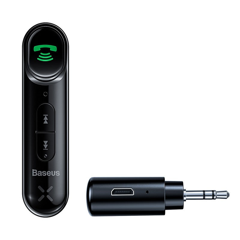 Автомобильный аудио Bluetooth ресивер Baseus Qiyin AUX Black