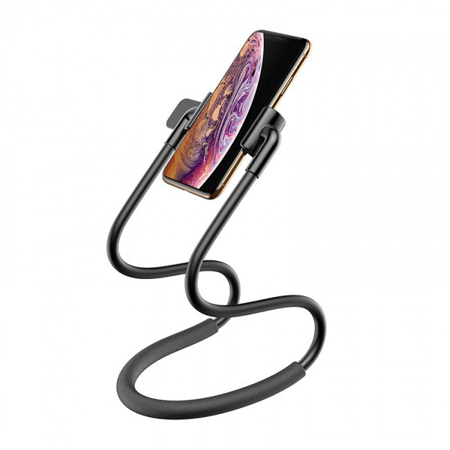 Універсальний тримач для смартфона на шию Baseus New Neck-Mounted Lazy Bracket Black