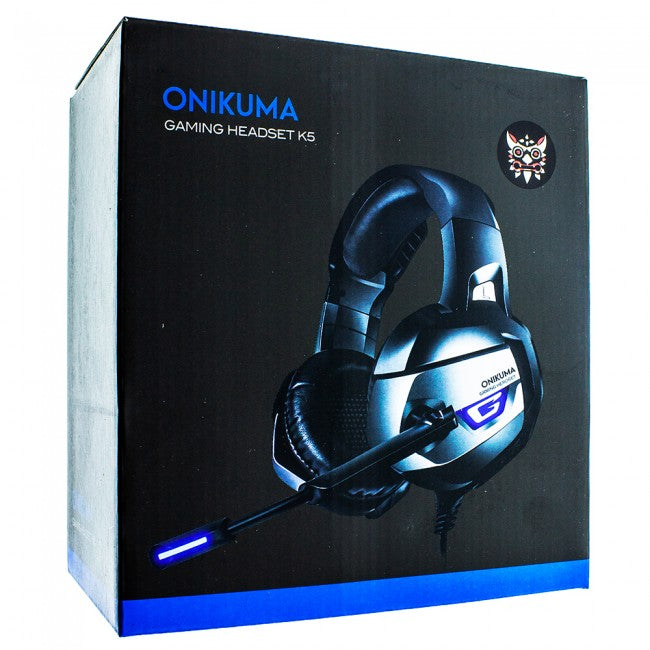 Навушники ігрові Onikuma K5 PRO з мікрофоном Чорний-Синій