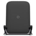 Бездротова зарядка Baseus Rib Horizontal and Vertical Holder Wireless Charging 15W Чорний