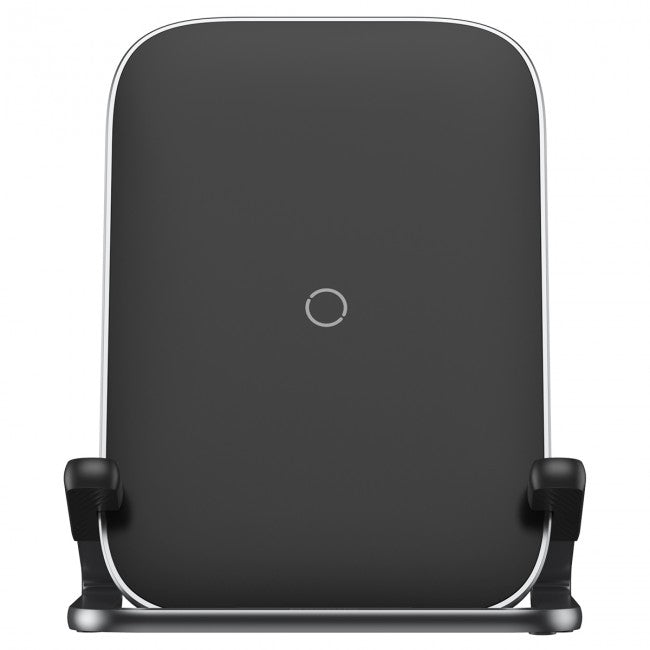 Бездротова зарядка Baseus Rib Horizontal and Vertical Holder Wireless Charging 15W Чорний