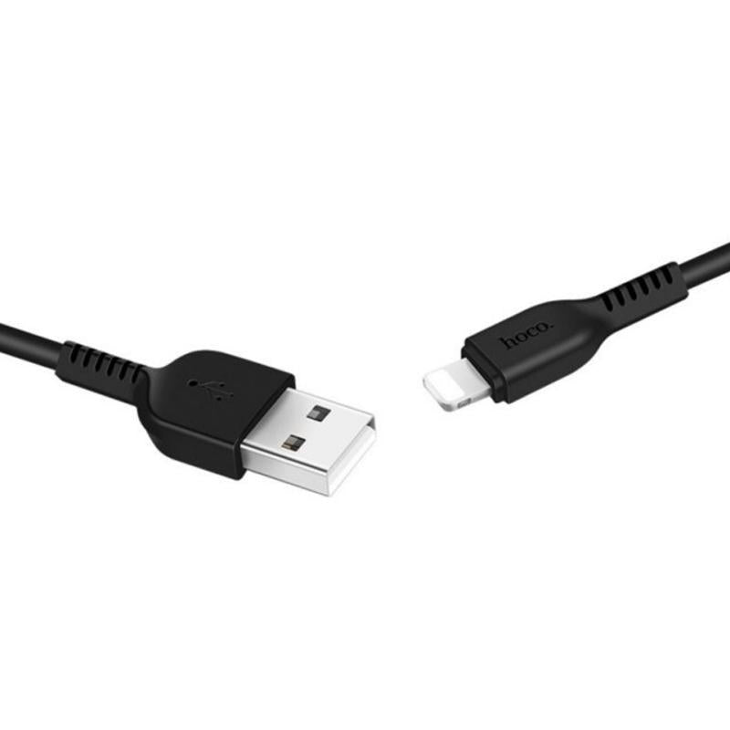 Кабель Hoco X20 Flash Charged Lightning 1м Black