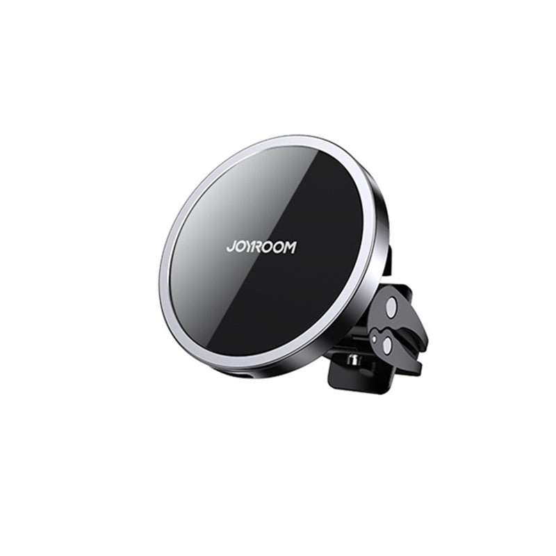 Автодержавач Joyroom JR-ZS240 з бездротовою зарядкою Magnetic wireless car charge holder For IPhone 12 series Magsafe 15W чорний