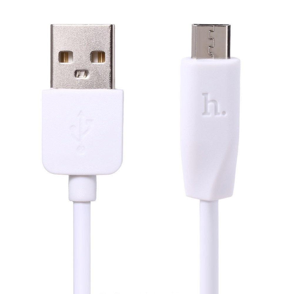 Кабель USB Hoco X1 microUSB 1m Білий