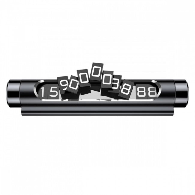 Парковочная визитка Baseus Temporary Parking Number Card Black