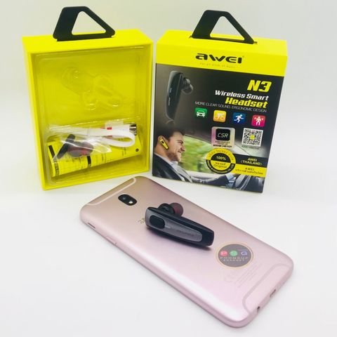 Bluetooth Гарнитура Awei N3 Black