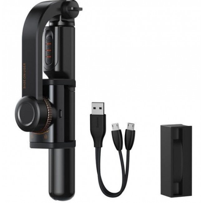 Трипод для смартфона с Bluetooth пультом Baseus Lovely Uniaxial Bluetooth Folding Stand Black