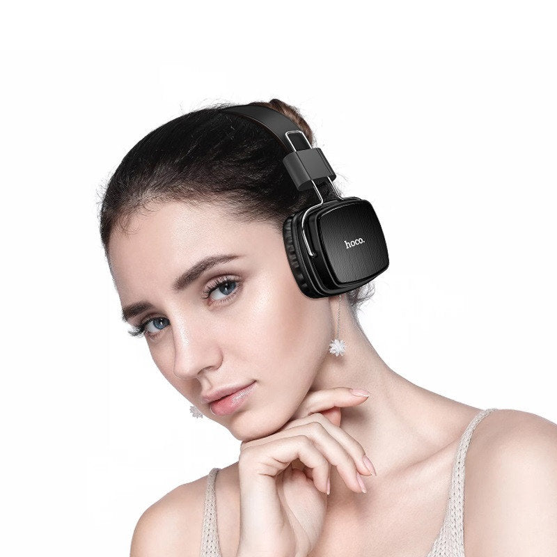 Bluetooth навушники Hoco W20 Gleeful Black