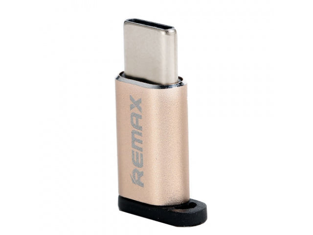 Перехідник Remax RA-USB1 MicroUSB to Type-C Gold