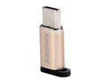 Перехідник Remax RA-USB1 MicroUSB to Type-C Gold