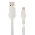 Кабель Joyroom S-L121 Waves Series Flat Cable Lightning 1M Білий