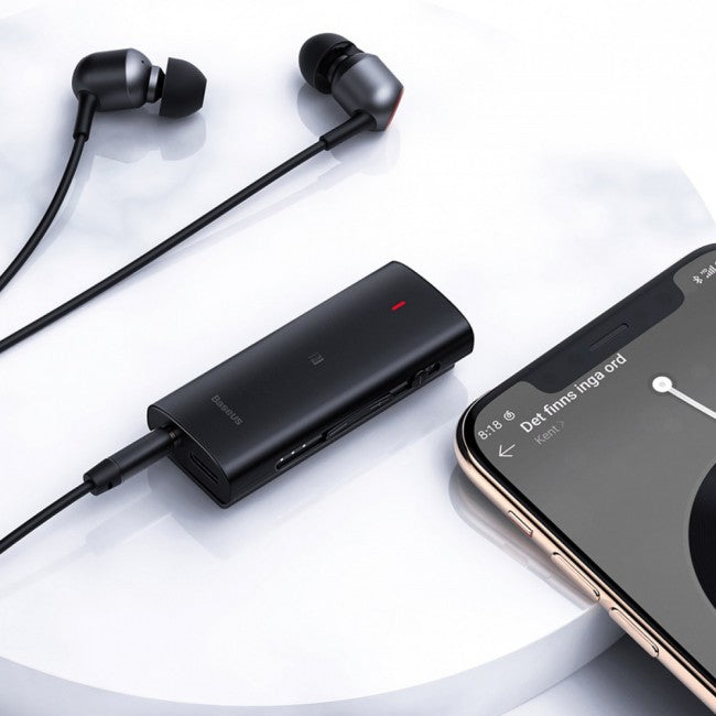 Бездротовий адаптер для навушників Baseus BA03 Immersive Virtual 3D Bluetooth Receiver Black