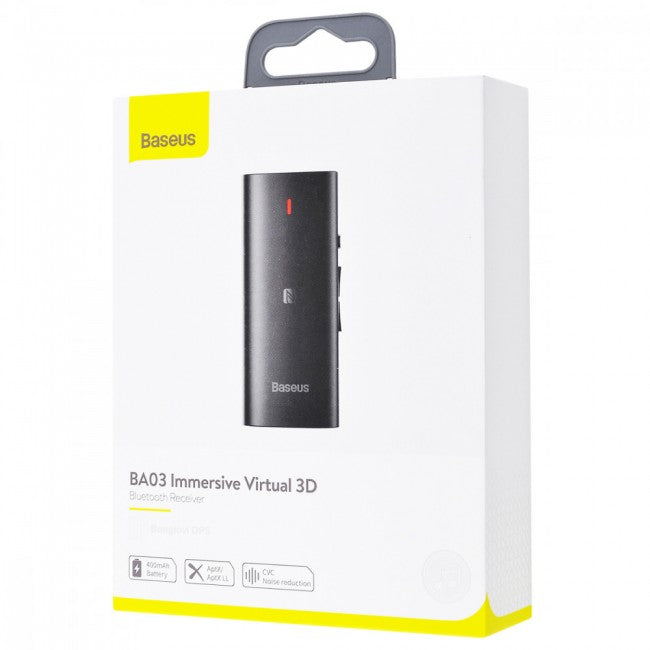 Бездротовий адаптер для навушників Baseus BA03 Immersive Virtual 3D Bluetooth Receiver Black