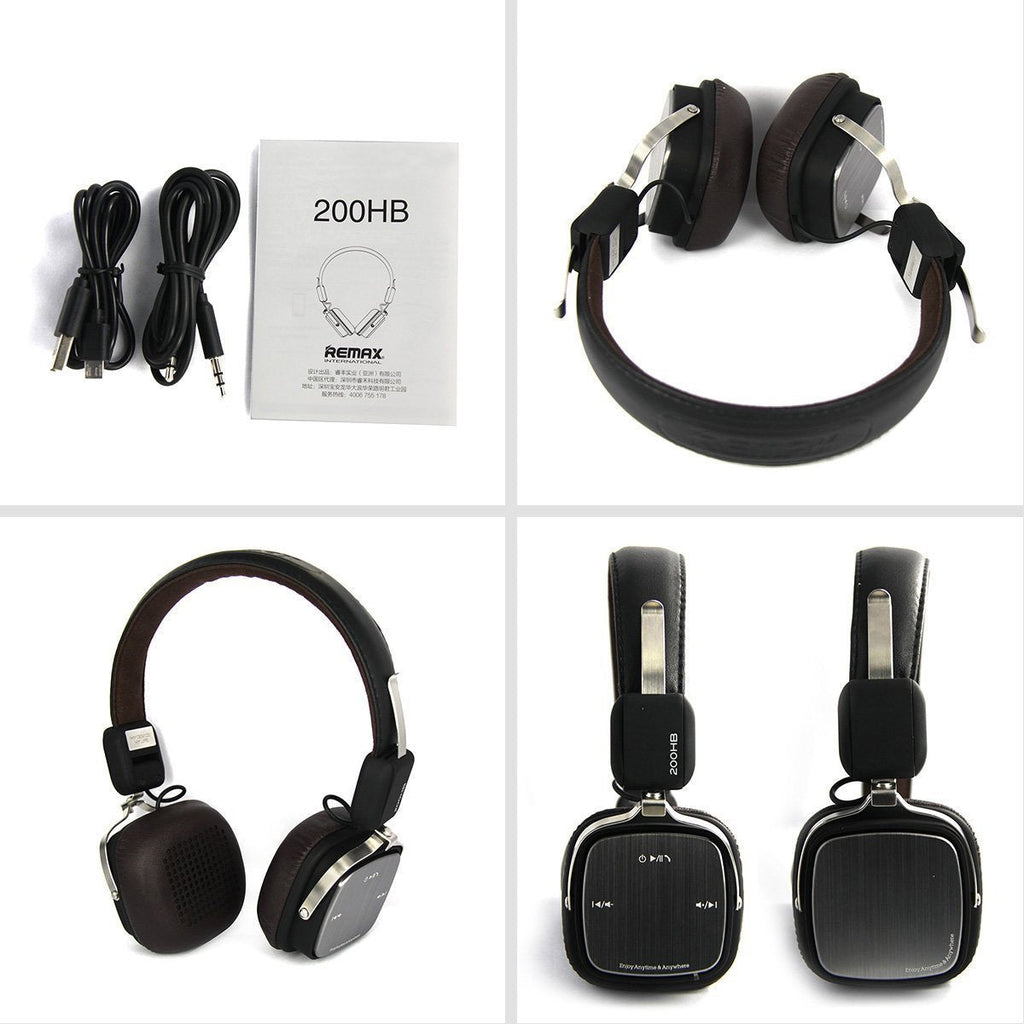 Bluetooth навушники REMAX RB-200HB Black