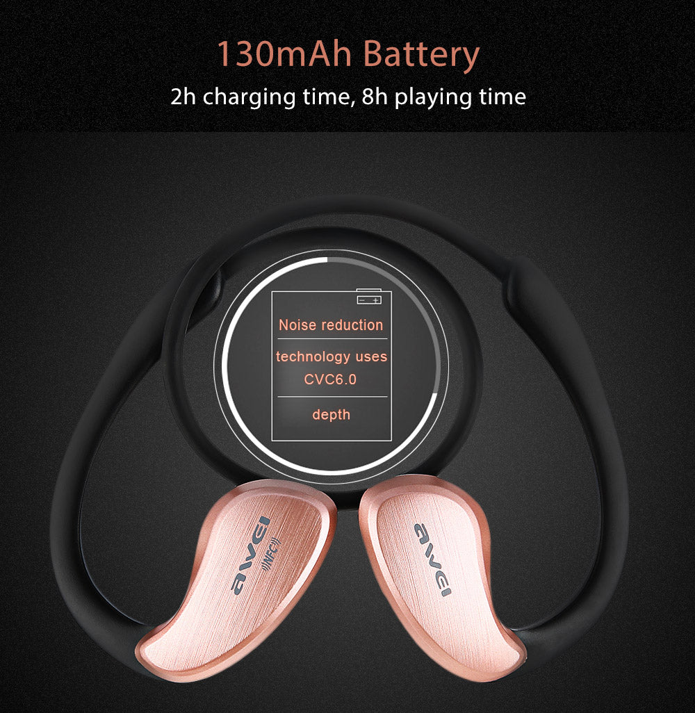 Навушники Bluetooth Awei A885BL Gold