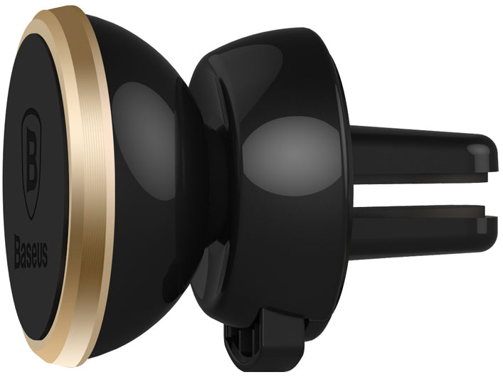 Автодержатель Baseus 360-degree Rotation Magnetic Car Air Vent Mount Holder Gold