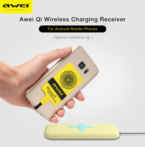 Qi приймачі для бездротової зарядки Awei S7 Wireless Micro USB for Android (0.8A)
