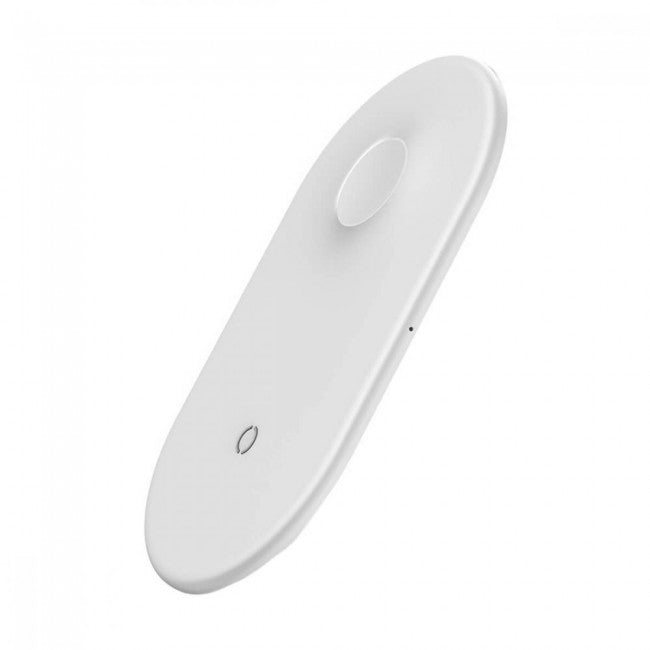 Бездротовий зарядний пристрій Baseus Smart 2in1 Wireless Charger 10W (Type-C Version) Білий