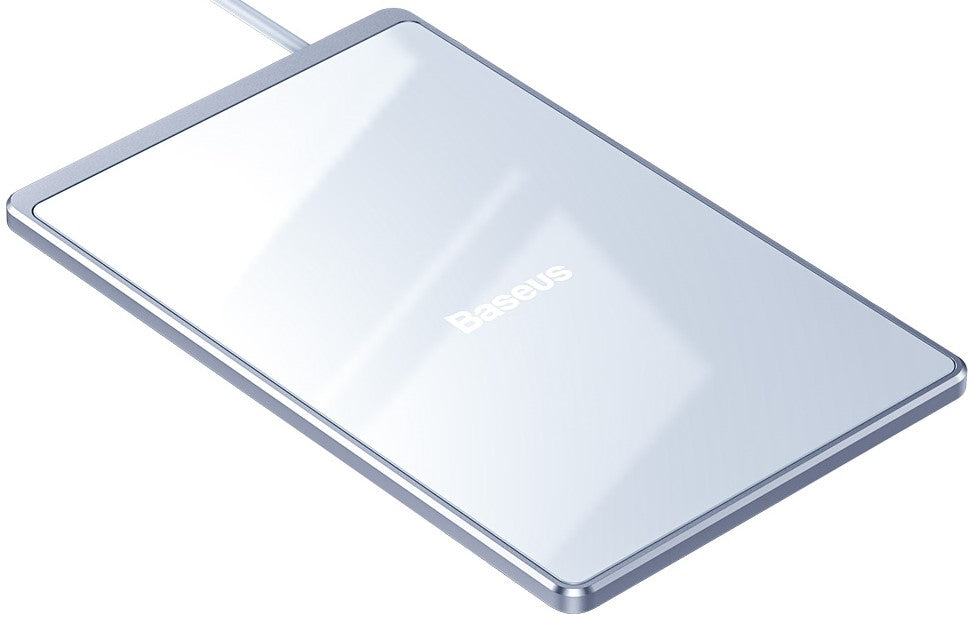 Бездротовий зарядний пристрій Baseus Card Ultra-thin 15W із вологозахистом IP67 White