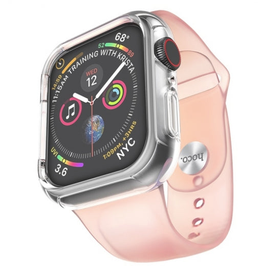 Ремінець Hoco WB09 (з бампером) для Apple Watch Series 1/2/3/4 (38/40mm) Pink