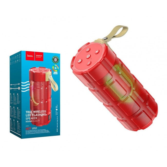 Портативна Bluetooth колонка Hoco HC7 Pleasant sports FM, TF, AUX, USB red