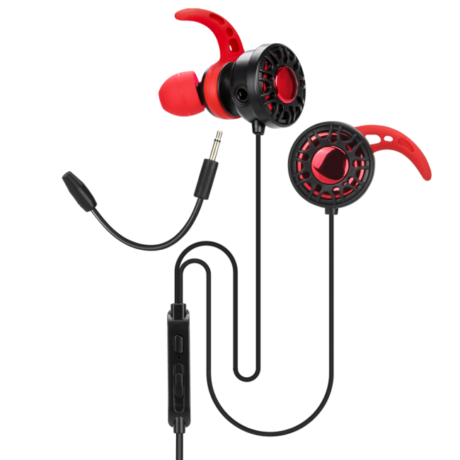 Навушники ігрові XTRIKE ME GE-109 з мікрофоном Black-Red
